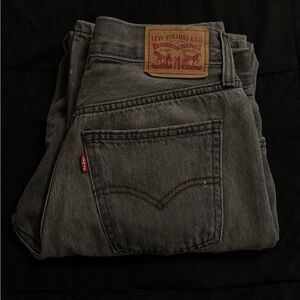 Levi's Gray Low Pro Paint Jean